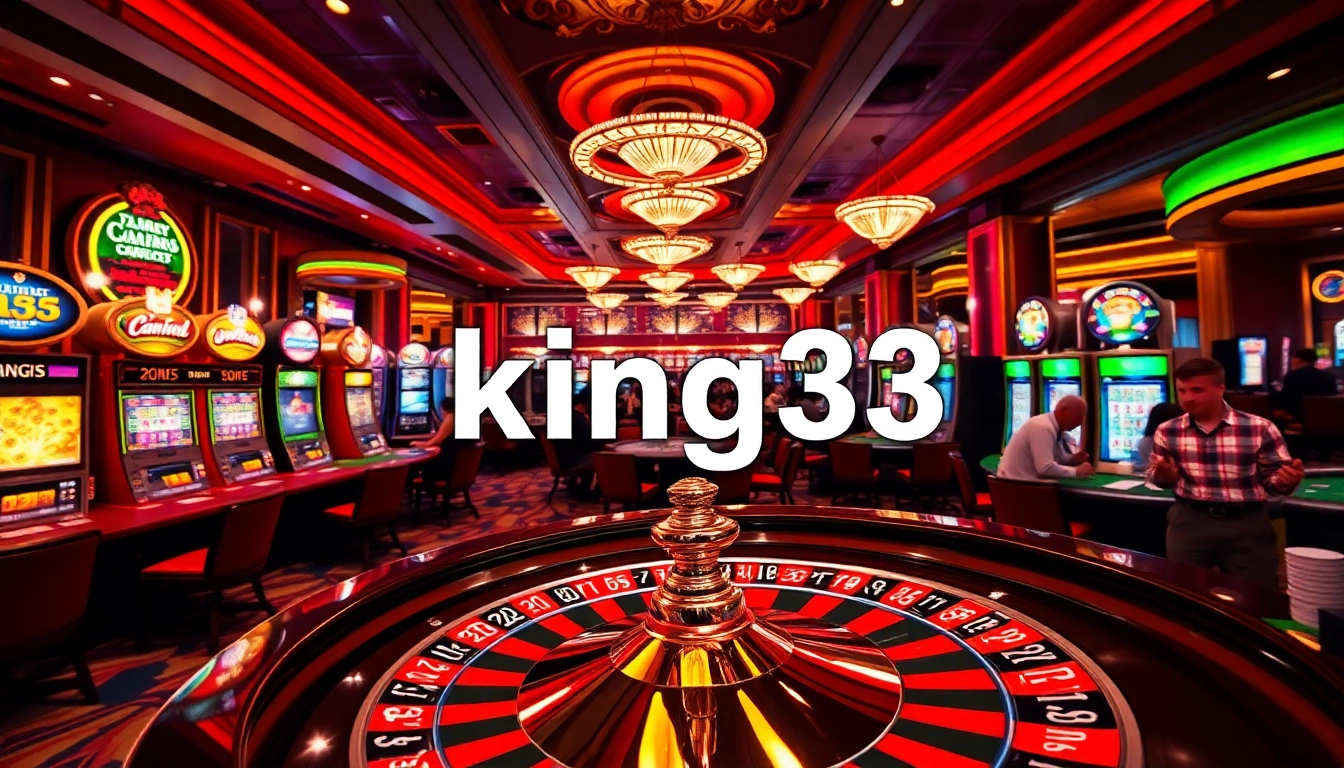 Experience the thrill of high-stakes gaming with king33 poker chips at a lively casino.